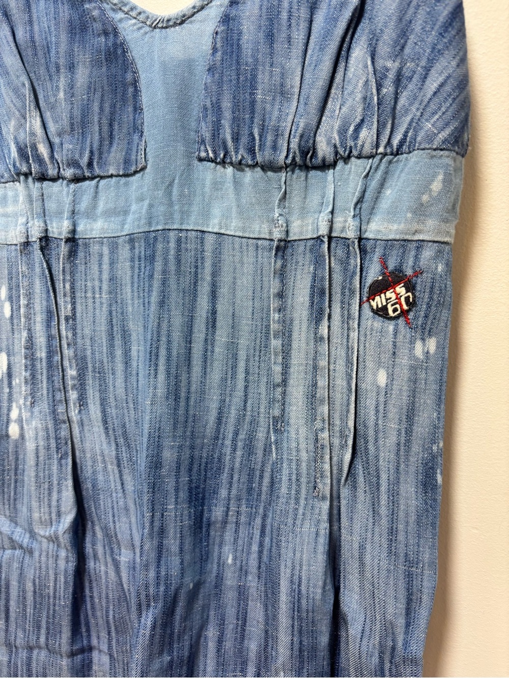 RARE Miss Sixty ASO Marissa Cooper The O.C. Y2K Blue Mini Dress Vintage S - Picture 5 of 14